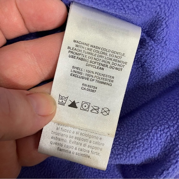 Columbia Mini pixel grabber ll windbreaker Jacket lavender purple size 3-6 mo - Picture 6 of 8